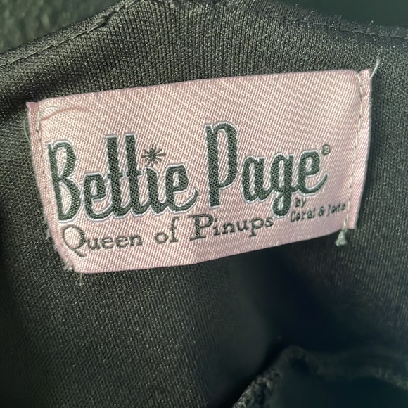 Black Bettie Page Queen of pinups cross my heart dress - Picture 6 of 6